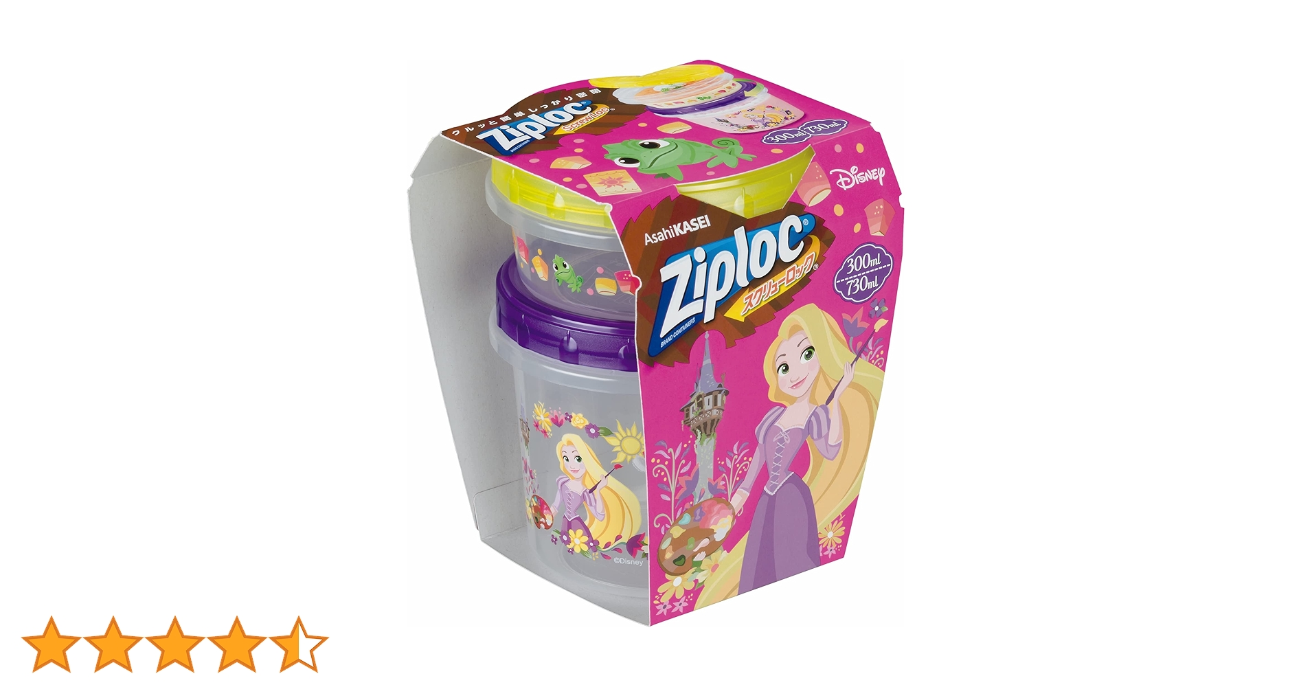 値下げ　ジップロック　スクリューロック　 アリエル　ラプンツェル　など Amazon.co.jp: ジップロック スクリューロック 300ml＆730ml 各1